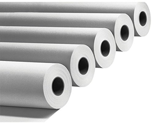 Confezione 4 Rotoli Plotter 914mm x50 m 90 gr/mq Anima 50 Carta Bianca A0compatibili per HP e EPSON STYLUS