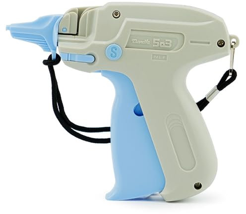 Pokornys - Etikettierpistole Banok 503S Standard I Etikettiergerät zur Befestigung von Etiketten und Preisschildern an Textilien und Kleidung wie Jeans, Handtücher, Lederwaren etc.
