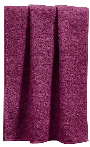 Möve Handtuch Quadretti Walk-Frottier Fuchsia Größe 50x100 cm
