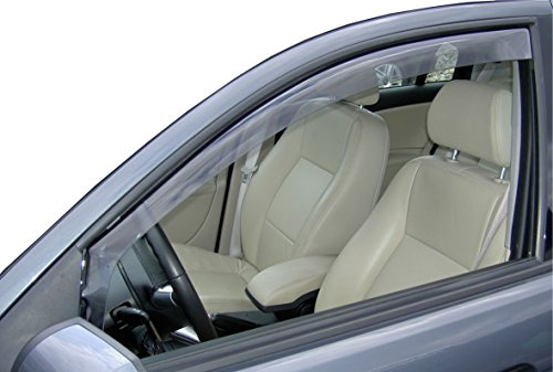 ClimAir Windabweiser Schwarz kompatibel mit Renault Kangoo 2008-2021 / Mercedes Citan 2012-2021