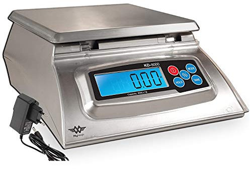 Kitchen Scale - Baker's Math Kitchen Scale - KD8000 Scale by My Weight, Silver by My Weigh