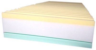 MATERASSO SOTTOCOSTO MEMORY 115X200 3 STRATI 3D AIR FRESH ALTO 25, CON SOTTOFODERA, 9 ZONE 2D AD INCASTRO, ORTOPEDICO E ANALLERGICO, EXTRA COMFORT E TRASPIRANTE, MADE IN GERMANY, FODERA 3D AIR FRESH. ADATTO SOPRATTUTTO PER CHI HA UN PESO SUPERIORE AI 100 KG.