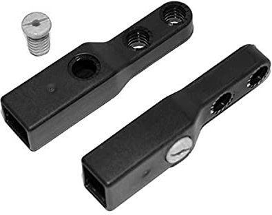 Lascal BuggyBoard Extender für Mini, Maxi und Maxi+, Buggy Verlängerungs-Kit, Kinderwagen Zubehör zur Abstands-Anpassung, Kinderbuggy Board Erweiterung für bequemes Fahren, schwarz