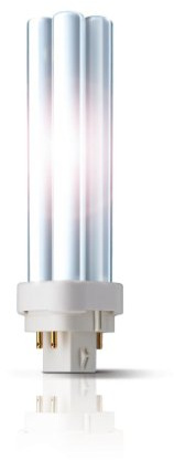 Philips Bombilla fluorescente, PLC 26W830 4p G24q3, 26 W, tono cálido, EEKA 62335570