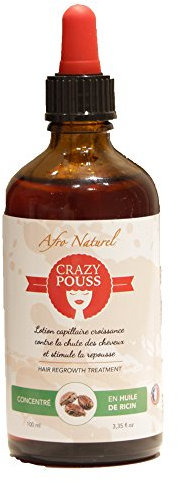 Afro naturel Lotion capillaire Croissance et repousse des cheveux 100 ml