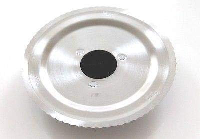 Lame BSH-Group pour trancheuse ronde en acier inoxydable argenté, qualité haut de gamme, 53 dents, compatible avec Bosch, Siemens et Privileg