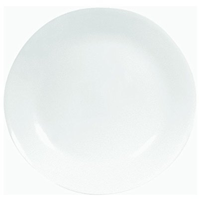 Corelle Tempered Glass 6003893 Winter Frost White 10-Inch Plate (4)