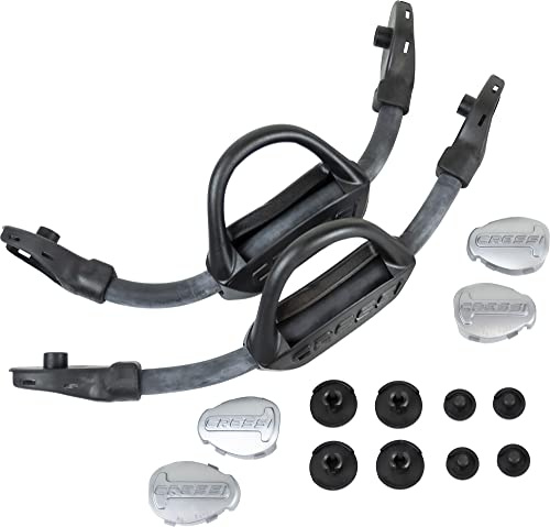 Cressi Unisex Reaction-frog EBS Regular Fit Reaction Frog Plus Regular Fins Strap, Black, Regular UK