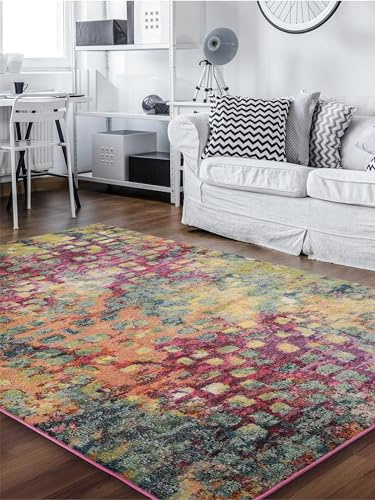 benuta Nest Vintage Teppich Casa - Mehrfarbig 240x340 cm - Teppich für Wohnzimmer, Schlafzimmer und Flur - Pflegeleicht - Fußbodenheizung Geeignet