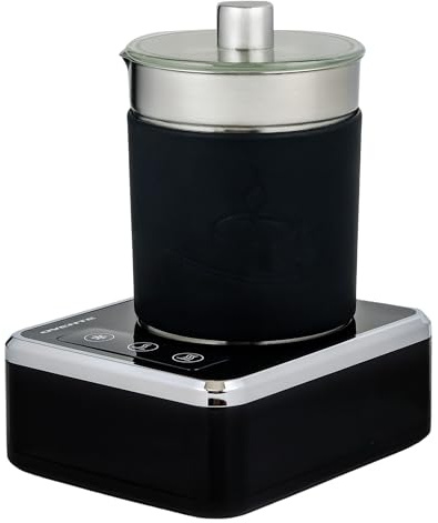 OVENTE Electric Milk Frother and Steamer Machine, Silver FR2008S