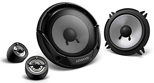 KENWOOD KFC-E130P Altavoces Coaxiales de 2 vías de 13 cm | Altavoces para el Coche con Sonido Potente. Woofer con Cono de Inyección de Polipropileno y Tweeter con Cúpula Balanceada Pei.