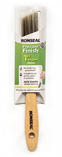 Ronseal Precision Finish Brush 1 Inch Angled
