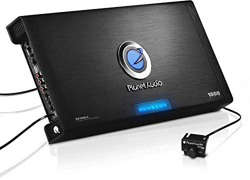Planet Audio AC1800.5 5 Channel Car Amplifier - 1800 Watts, Full Range, Class A B, 2-4 Ohm Stable, MOSFET Power Supply, Bridgeable