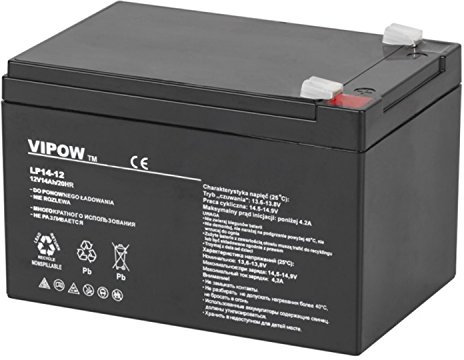 VIPOW bat0217 batterie au ploMB-gel 12V 14Ah sans entretien