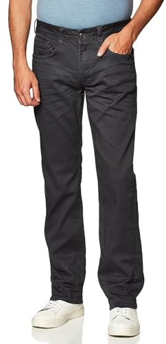 Buffalo -Jeans Uomo Charcoal 34W x 30L (US Taglia)