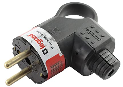 Legrand LEG96929 - Clavija macho (2 fases + tierra, 16 A)