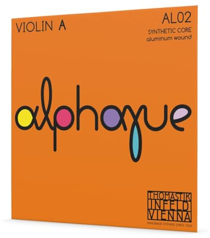 Thomastik-Infeld - Alphayue - AL02 - A-cuerda simple - violín 4/4 - núcleo sintético, entorchado en aluminio - tensión 5,5kg/12.1lbs