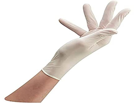 Sibel Clean All-Handschuhe, Latex, Größe M, Weiß, 100 Stück