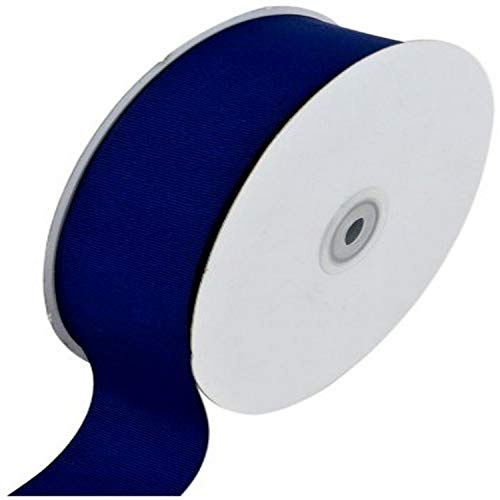 Creative Ideas Solid Grosgrain Ribbon, 1-1/2-Inch by 50-Yard, Navy Blue
