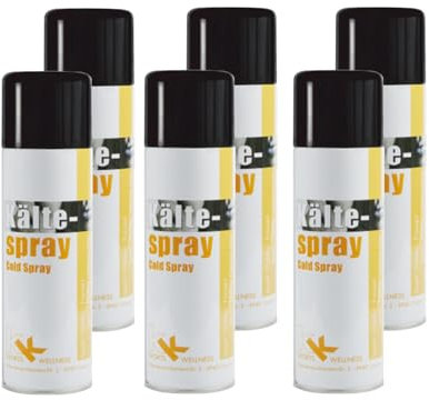KK Kälte-Spray | 6 x 300 ml | Eisspray | Sportkühlspray | Kältespray