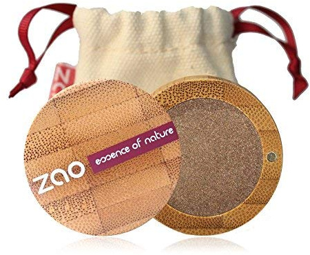 ZAO Pearly Eyeshadow 117 bronze braun Lidschatten schimmernd in nachfüllbarer Bambus-Dose