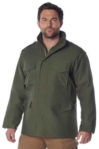 Rothco Field Jacket - All-Season Outdoor Weather Protection and Classic Style Coat, Olive Drab, XS