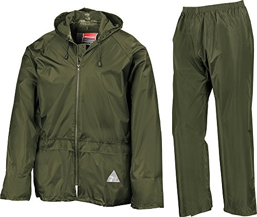 Result Heavyweight Waterproof Jacket/trouser Suit Adult Windproof Coat/pants Set S