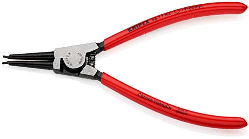 KNIPEX Låsringstång för ytterringar på axlar i SB-förpackning med plastöverdrag 180 mm, 46 11 A2 SB
