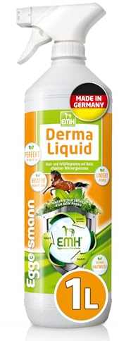 Eggersmann Mein Pferdefutter EMH Derma Liquid 1 l – Haut- & Fellpflegespray für Pferde – Zur Unterstützung bei Mauke, Ekzemen & trockenen Wunden – Flüssigkonzentrat mit effektiven Mikroorganismen