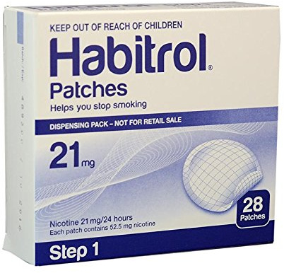 Habitrol Novartis Nicotine Transdermal System Stop Smoking Aid Patches - 28 Each (Step 1 - 21 Mg)