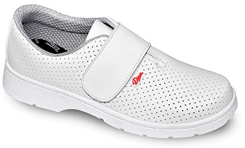 DIAN 1807-LM Blanco Talla 43, Zapato de Trabajo Unisex Certificado CE EN ISO 20347 Marca