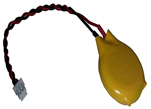 1 batería CMOS BIOS CR2032, 3 V con conector de dos pines para ordenador deEastcell