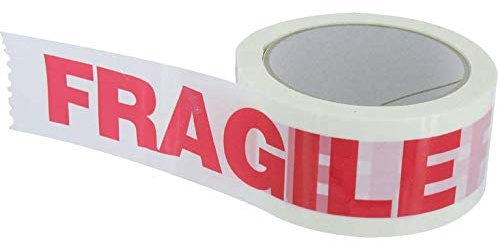 UNIVERS GRAPHIQUE 6 Rouleaux Adhésif FRAGILE 48 mm X 100 MÈTRES rouleau pour emballage et expédition