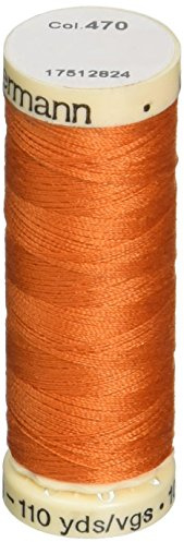 GUtermann polyester thread, 110 yards, color 470, orange