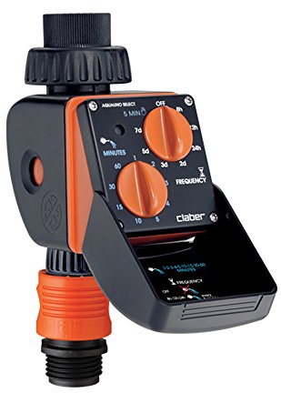 Claber 8423 Aquauno Select - Temporizador de agua de 2 esferas