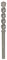 Bosch 2608685870 - Brocas para martillos M4 SDS-max 28 x 200 x 320 mm Bosch