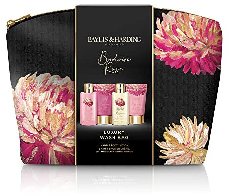 Baylis & Harding Boudoire Rose Luxury Wash Bag Gift Set
