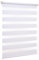 Ventanara® Doppelrollo ohne Bohren Klemmfix Weiß Fenster Duo Rollo verspannt inklusive Klemmträger 70 x 150 cm