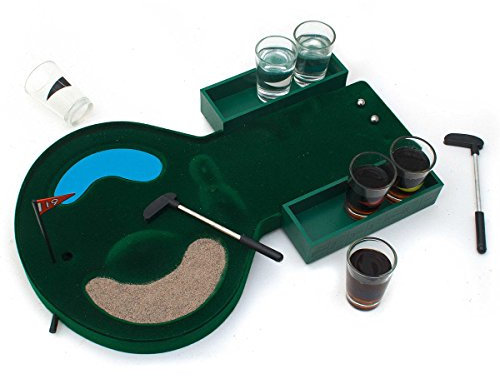 GOODS+GADGETS Golf Trinkspiel - Minigolf Saufspiel Drinking Golf Partyspiel
