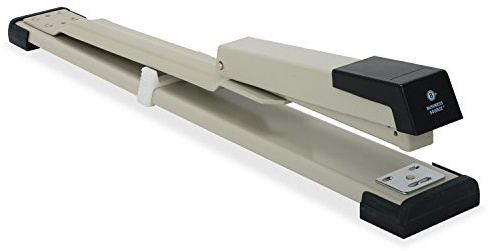 Business Source Long Reach Stapler (62827) Black-Putty