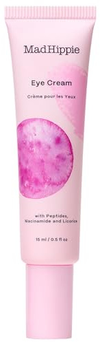 Mad Hippie Eye Cream - Anti-Aging Under Eye Cream for Dark Circles and Puffiness with Niacinamide, with Skin-Brightening Vitamin C, 0.5 Oz