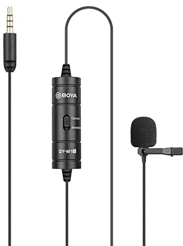 Boya BY-M1 Lavalier Microphone for Camera