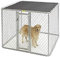 MidWest Homes for Pets Chain Link Portable Kennel - Includes a Sunscreen