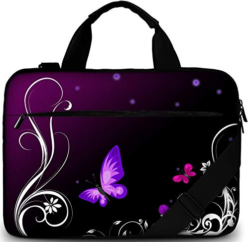 SIDORENKO - Borsa in Neoprene per Notebook Borsa a Tracolla per PC Portatili Laptop Sleeve Case 15-15.6 Pollici/MacBook Air/MacBook PRO con Manici e Tracolla Tasche per Accessori