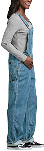Dickies dam Denim hängselbyxor Overall av jeanstyg