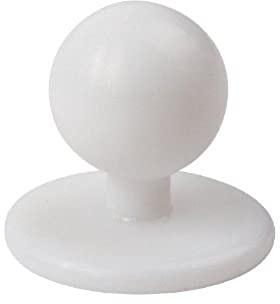 12 botones de presión de color blanco para coser sobre chaquetas de chef de cocina