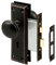 Prime-Line E 2495 Mortise Keyed Lock Set with Classic Bronze Knob – Perfect for Replacing Broken Antique Lock Sets and More, Fits 1-3/8 in.-1-3/4 in. Interior Doors (Single Pack)