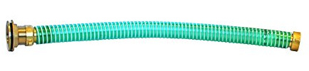 SAREI Schlauchanschlussset für Regenwassersammler | Spiralschlauch 500 mm mit Regentonnendurchführung aus Messing | 1 Zoll Anschluss für Regentonne & Fallrohr | Made in Germany