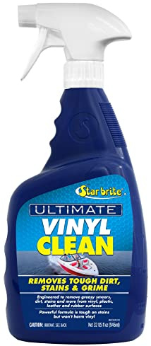 STAR BRITE Ultimate Vinyl Clean Spray - Multi-Surface Cleaner for Auto, RV, Home & Boat Upholstery - Vinyl, Rubber, Leather, Plastic + Interior & Exterior Trim 32 OZ (096232)
