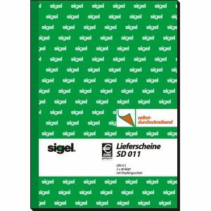 Sigel Formularbuch Lieferschein A5 selbstdurchschreibend VE=2x40 Blatt